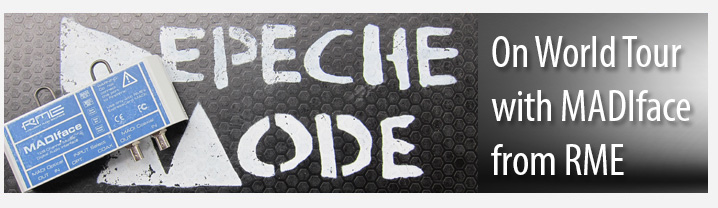 Depeche Mode - World Tour with RME MADIface